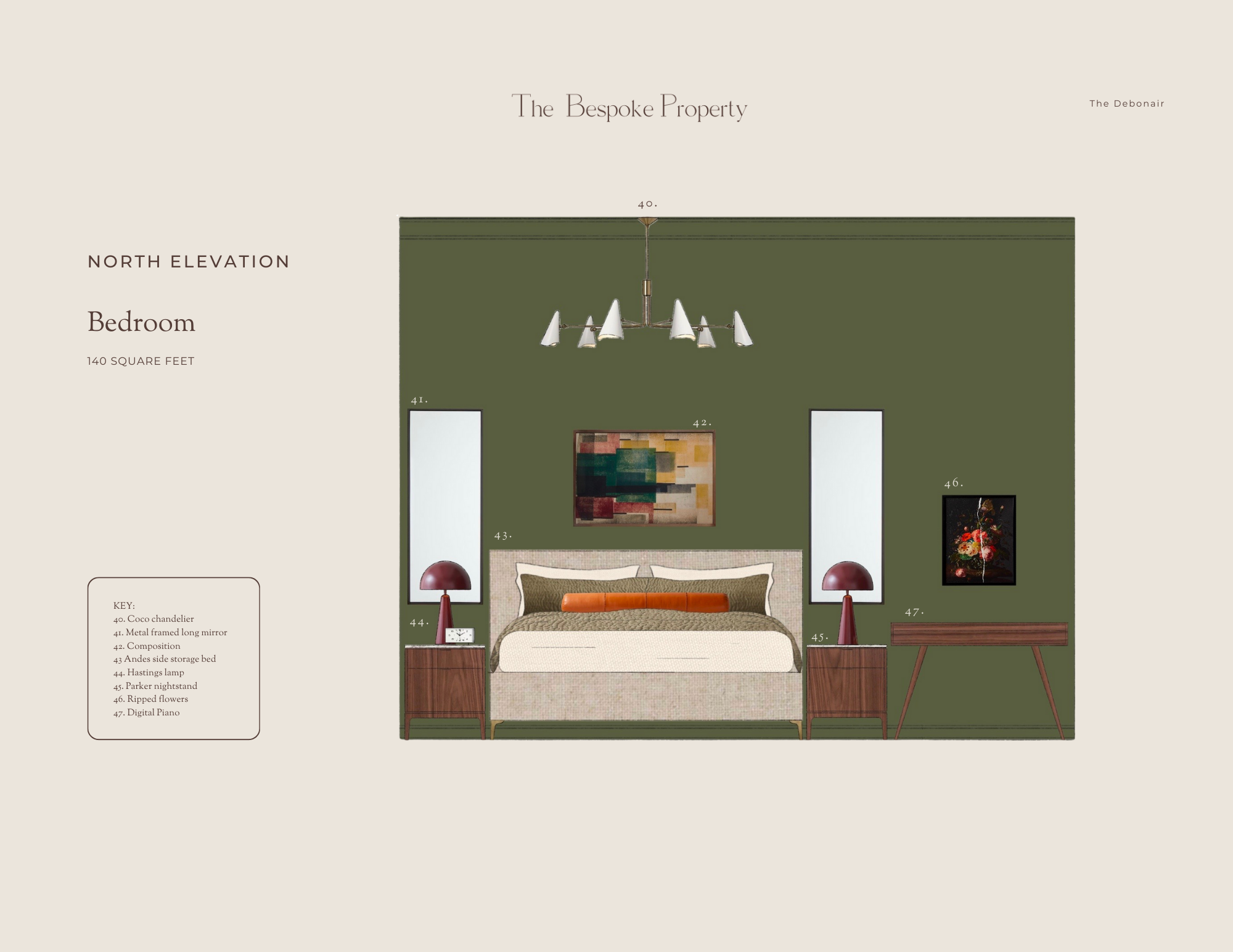 Bedroom: North Elevation