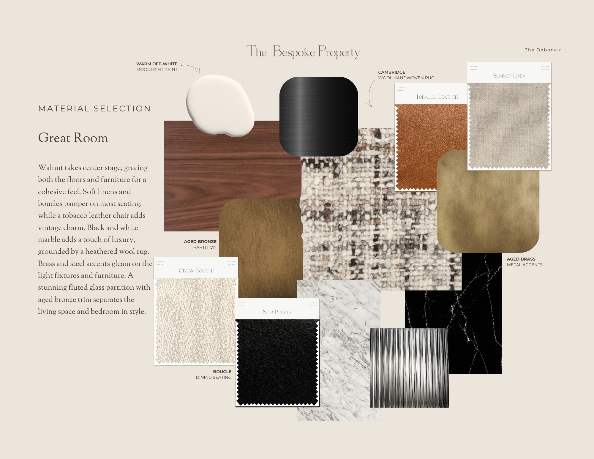 Great Room: Material Selection