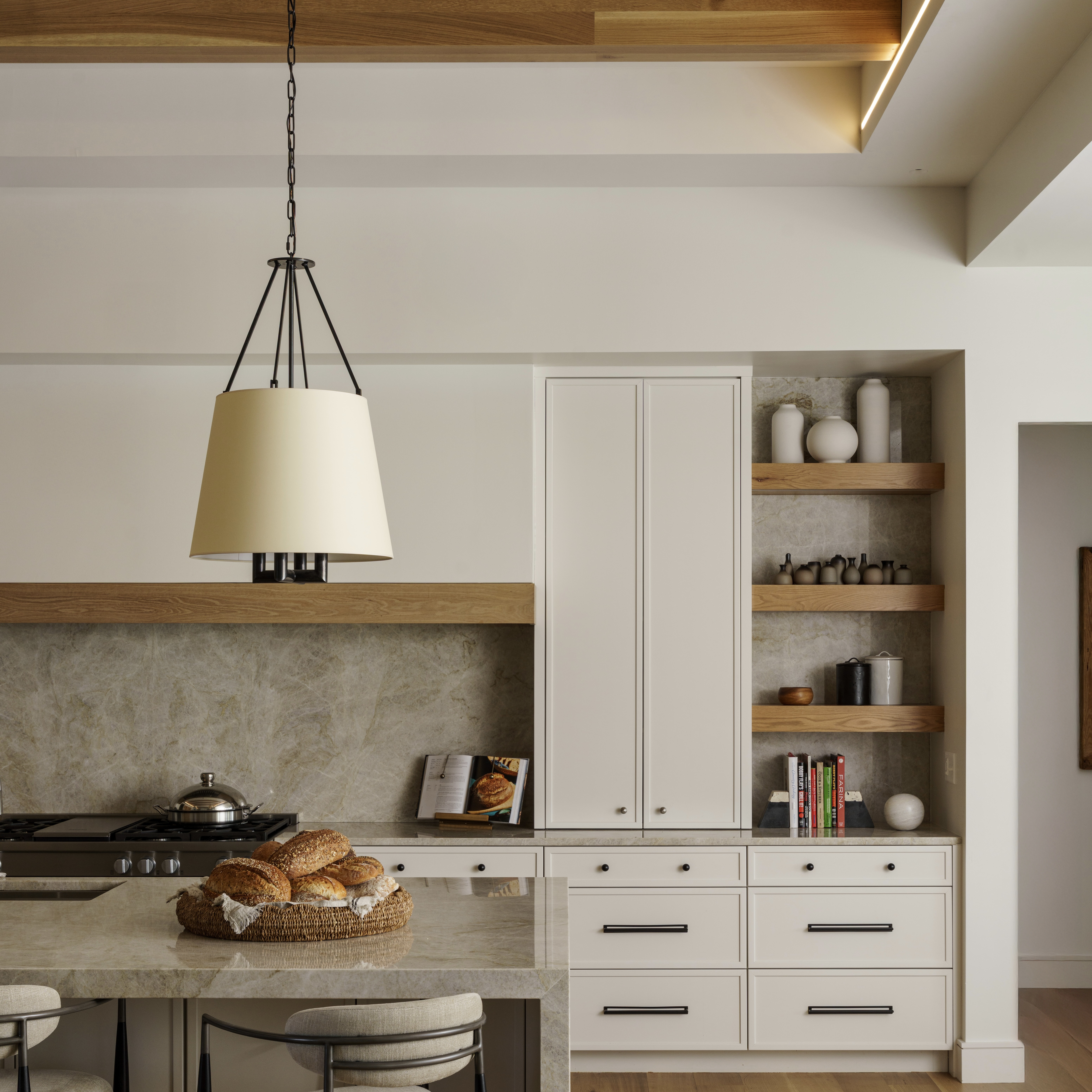 Image of kitchen cabinets island